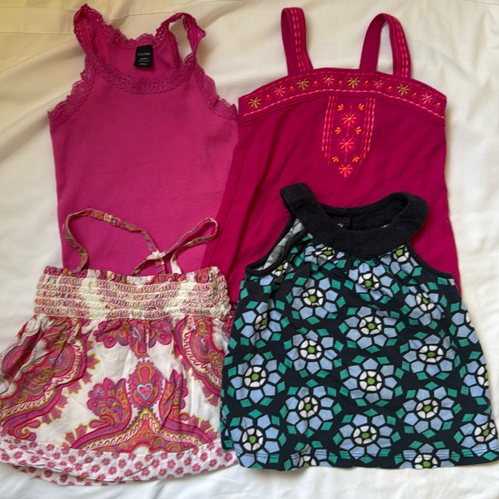 Assorted baby gap tank tops 18 to 24 months baby girl